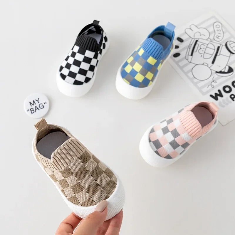 CozyBaby Shoes™ Checkered Edition